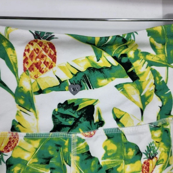 Wildfox Women's Palms and Pineapple Sweat Tropical Leggings Size Small - Picture 7 of 12